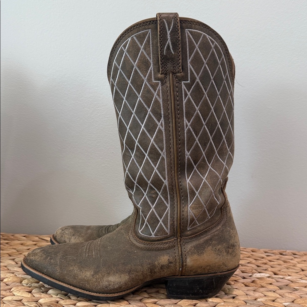 Twisted X Brown and Gray Cowboy Boots